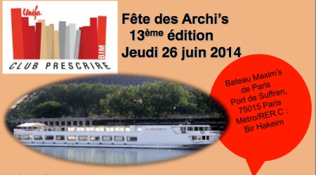 [ Fte des Archi's - 13me dition - Jeudi 26 juin 2014 ]