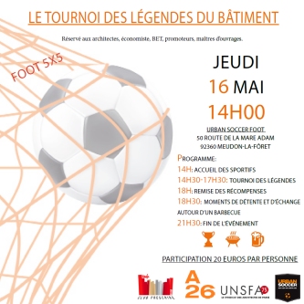 LE TOURNOI DES LÉGENDES DU BÂTIMENT