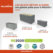 [ALKERN - Les blocs béton Alkern : une gamme prête pour la RE2020 !]