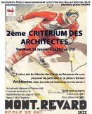 2nde ÉDITION DU CRITÉRIUM DES ARCHITECTES