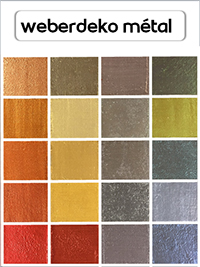 weberdeko métal, La patine métallisée qui donne de l’éclat aux façades