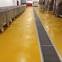 MONILE (Revêtement de sol en résine ACRYLIQUE) / SPECIAL AGROALIMENTAIRE ZONES HUMIDES