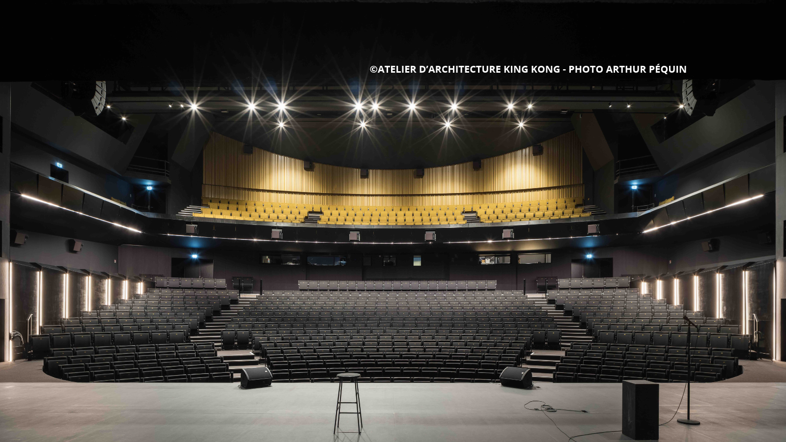 Visite architecturale – l’Espace Culturel et de Congrès (ECC) de la Fleuriaye avec l’agence King Kong à Carquefou (44) – Mardi 3 novembre